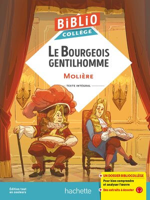 cover image of BiblioCollège--Le bourgeois gentilhomme, Molière
